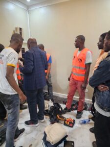 Graduate students' hands-on training