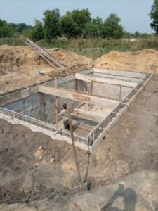 Well-construction site, Mpanoka Congo