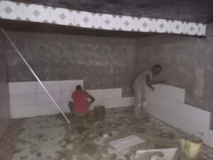 Well-construction in Mpanoka Congo